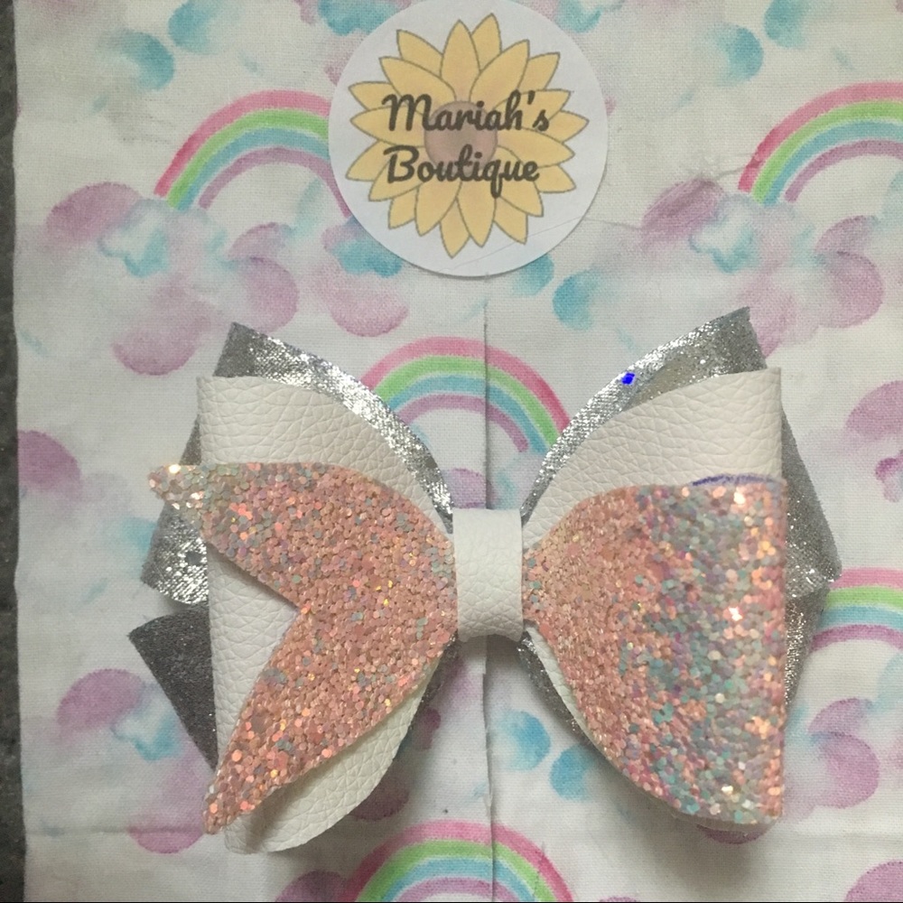 Mermaid hair bow